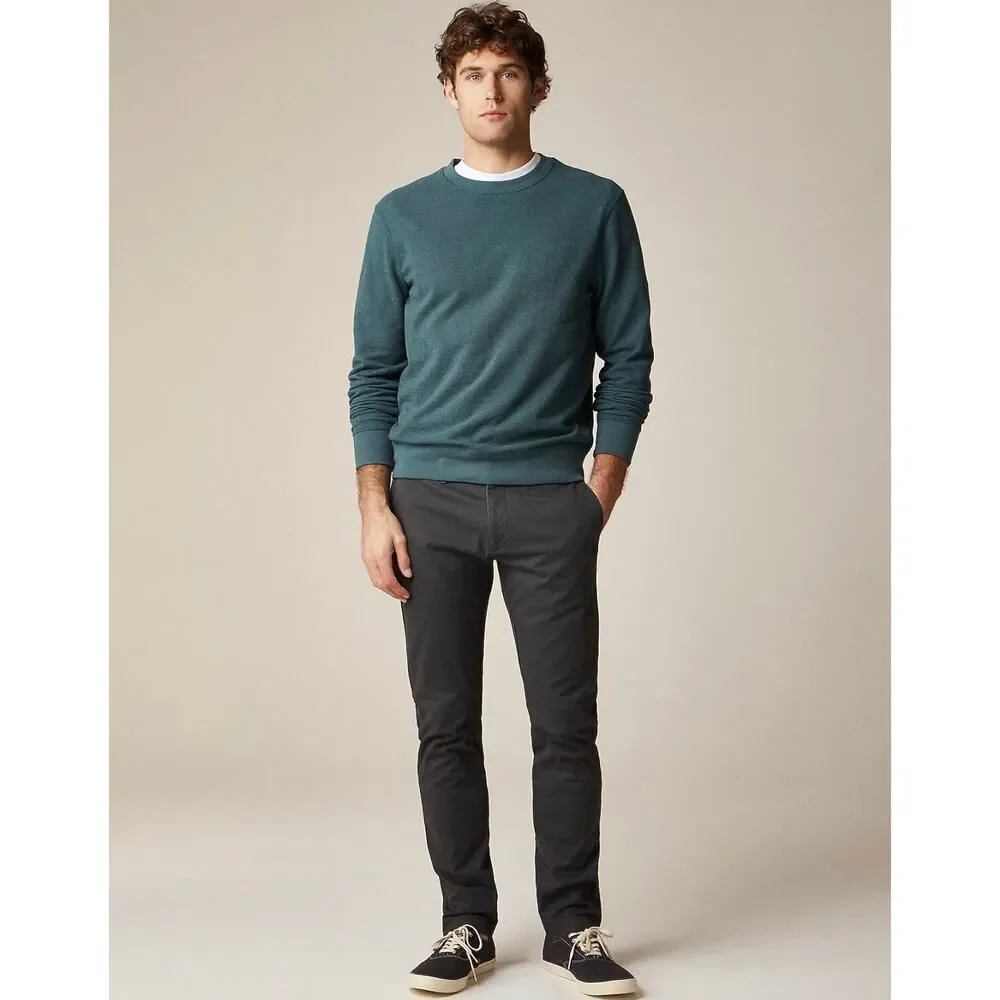 J. Crew 484 Slim-fit stretch chino pant in Onyx Grey size 34/32